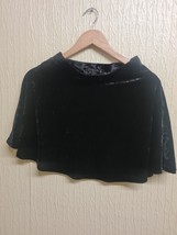 Topshop Petite Women&#39;s Black Velvet Skirt Size 4 UK Petite Express Shipping - £18.15 GBP