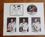 Vintage NASA 11x14 Photo/Print Plaque Patch Astronauts Armstrong Collins... - $12.00