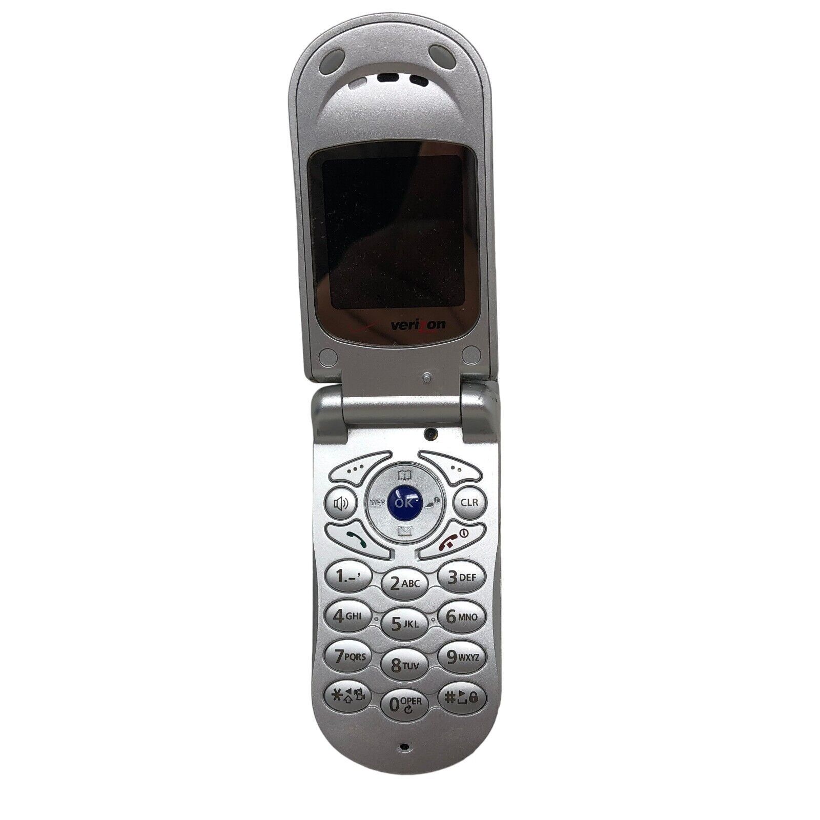 VTG Audiovox CDM-8600 Verizon Wireless 2003 Flip Cell Phone FOR PARTS UNTESTED - $39.59