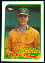 1989 Topps #641 Curt Young Oakland Athletics - £1.06 GBP