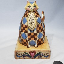 Jim Shore Enesco Heartwood Creek 2003 Abigail Patchwrk Quilt Cat Figurine 114419 - £17.54 GBP