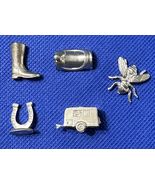 Horse-opoly Late For The Sky Replacement Pieces – 5 Horse Themed Pewter ... - $164.36 MXN