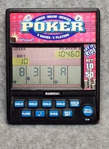 Radica 3 in 1 Poker. Electronic Handheld Game Vintage Tested - $13.10