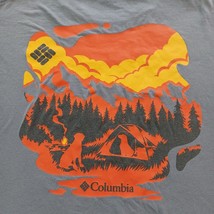 Columbia Shirt Men's Gray Short Sleeve Graphic T-Shirt Crew Neck Outdoor Size XL image 4