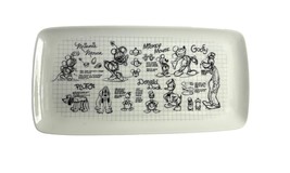 Sketchbook Disney Mickey Minnie Mouse Serving Tray Goofy Pluto Donald Duck 13.5&quot; - £14.86 GBP