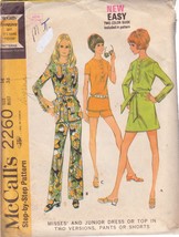 Mc Call&#39;s Pattern 2260 Size 14 Misses&#39; Dress, Top, Pants , Shorts - £2.39 GBP