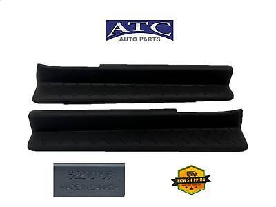 82210106 Set of 2 Black Rear Door Sill Guards for 2007-2017 Jeep Wrangler - $24.70