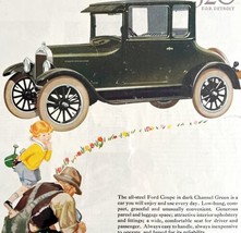 Ford Coupe Farmer 1926 Advertisement Lithograph Automobilia Channel Gree... - $59.99