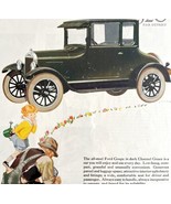 Ford Coupe Farmer 1926 Advertisement Lithograph Automobilia Channel Gree... - £46.98 GBP