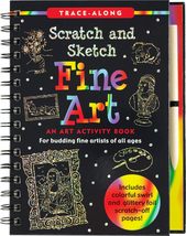 Scratch &amp; Sketch Fine Art (Trace Along) [Spiral-bound] Peter Pauper Press - £10.01 GBP