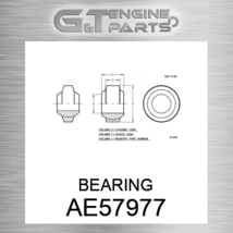 AE57977 BEARING fits JOHN DEERE (New OEM) - £120.25 GBP