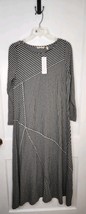 NWT Soft Surroundings Ryley Slimming Slant Stripes Maxi Dress Sz PM - $50.00
