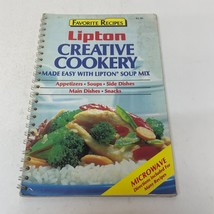 Lipton Creative Cookery Cookbook Paperback Book Thomas J. Lipton 1987 - £9.69 GBP