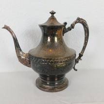 Sheridan Silver Company Silver on Copper Coffee Teapot 8 3/4 in tall Unp... - £15.43 GBP