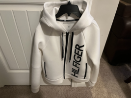 Girls White Sport Tommy Hilfiger Jacket - Brand New (Small) - £35.59 GBP