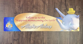 Alaska Airlines 2005 Disneyland 50th Anniversary Podium Sign Dumbo - $99.99