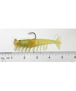 Bulk Quantity of 12 Artificial Shrimp Glow with Hook New Old Stock 4&quot; - $15.82 CAD