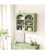 Modern Woven Wall Cabinet: 27.56&quot; Glass Doors - $226.04 CAD