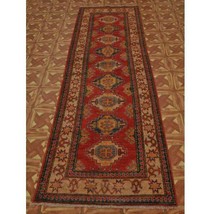 Stunning 3x9 Authentic Handmade Yak Kash Kazak Rug PIX-24274 - £476.75 GBP