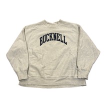 Champion Reverse Weave Bucknell University Double Sided Crewneck Sweatshirt L - £39.86 GBP