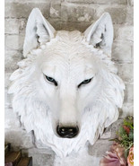 Large Ghost Albino Snow White Wolf Head Wall Decor Plaque 16&quot;H Direwolf ... - €64,92 EUR