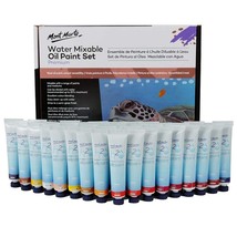 Premium H2O Water Mixable Oil Paint Set, 36 Piece, 18Ml Tubes. Mixable W... - $71.77
