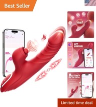 Discreet Rabbit Vibrator with Pulsating, Thrusting &amp; Licking Functions I... - $40.50
