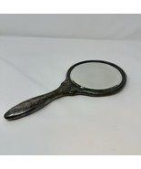 Vintage Victorian Style Floral Ornate Design Handheld Vanity Mirror Silv... - $39.81 CAD