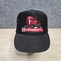 Vintage Kenworth Snapback Trucker Mesh Cap Hat Embroidered Patch - $28.21