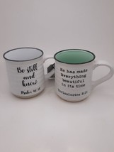 Sheffield Home Coffee Mug Cup Collection: Psalm 46:10 and Ecclesiastes 3:11 - $34.64