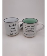 Sheffield Home Coffee Mug Cup Collection: Psalm 46:10 and Ecclesiastes 3:11 - £27.75 GBP