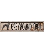 Greyhound Trail Novelty Metal Mini Street Sign K-060 - £19.14 GBP