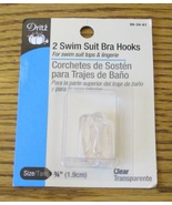 Packets of 2 Swimsuit Bra Hooks, Plastic - $42.32 MXN