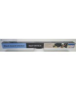 H&amp;F Office, Black Board Sticker, Self Adhesive, 45x200cm, includes 5 pie... - $13.01 CAD