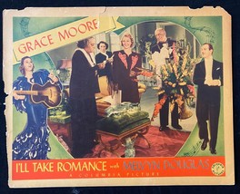 I&#39;ll Take Romance 11&quot;x14&quot; Lobby Card 1937 Grace Moore - £38.15 GBP