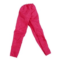 Vintage 1985 Barbie B Active Fashions Nylon Dark Pink Pants 2185 80s - $4.99