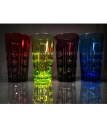  Faberge Tall Crystal Colored Bubble Glasses  - $1,365.15 CAD