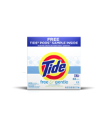 Tide Free and Gentle Laundry Detergent Powder 68 Loads 95 Oz | DENTED Box NEW - $123.74