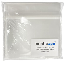 OPP Plastic Wrap Bag for Slim CD Jewel Case 5.2mm - $14.10+