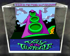 Day of the Tentacle - 3D Cube Handmade Diorama - Video Games - Shadowbox - £54.67 GBP