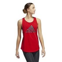 Adidas Women&#39;s Small Americana Patriotic AAC Tank 2 Top in Red HA1485 - £13.23 GBP