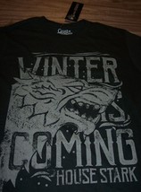 Game Of Thrones Winter Is Coming House Of Stark T-Shirt Small New w/ Tag - £15.82 GBP