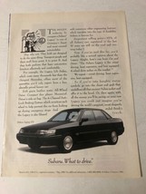 1990 Subaru Legacy Vintage Print Ad Advertisement pa17 - $7.91