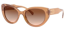 Versace VE4378 532613 54mm Sunglasses Transparent Brown / Brown Gradient... - $2,592.69 MXN