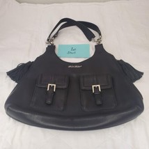 Brooks Brothers Women&#39;s Leather Shoulder Bag Black - £39.56 GBP