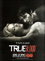 TRUE BLOOD Anna Paquin Stephen Moyer 2009 HBO TV Series advertisement ad print - £3.31 GBP