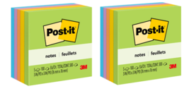 Post-it Notes Ultra Color Notes, 3 x 3, Five Colors, 5 Pads - 2 Pack - £14.25 GBP