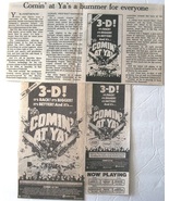 COMIN&#39; AT YA! ~ Vintage Newspaper ADVERTISEMENTS, Article from 1981 ~ Fi... - £6.17 GBP