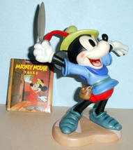 Disney Classics Mickey Mouse Brave Little Tailor Figurine 1993 I Let 'em Have It - $59.90