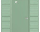 Arrow Sheds 6&#39; x 5&#39; Outdoor Steel Storage Shed, Green - $897.99